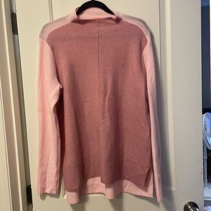 Two toned pink sweater